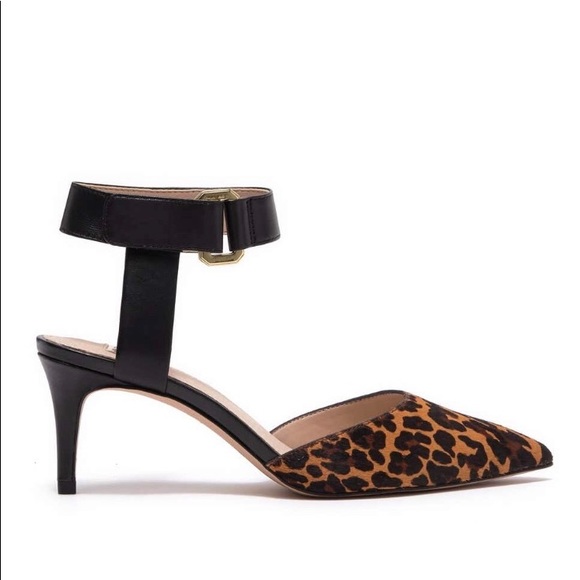 Louise et Cie Grettah Leopard calf hair strap pump - Picture 4 of 8